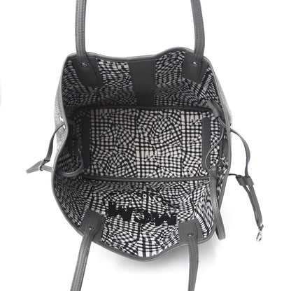 MCM Visetos Medium Liz Reversible Shopper Tote Phantom Grey 8 of 16