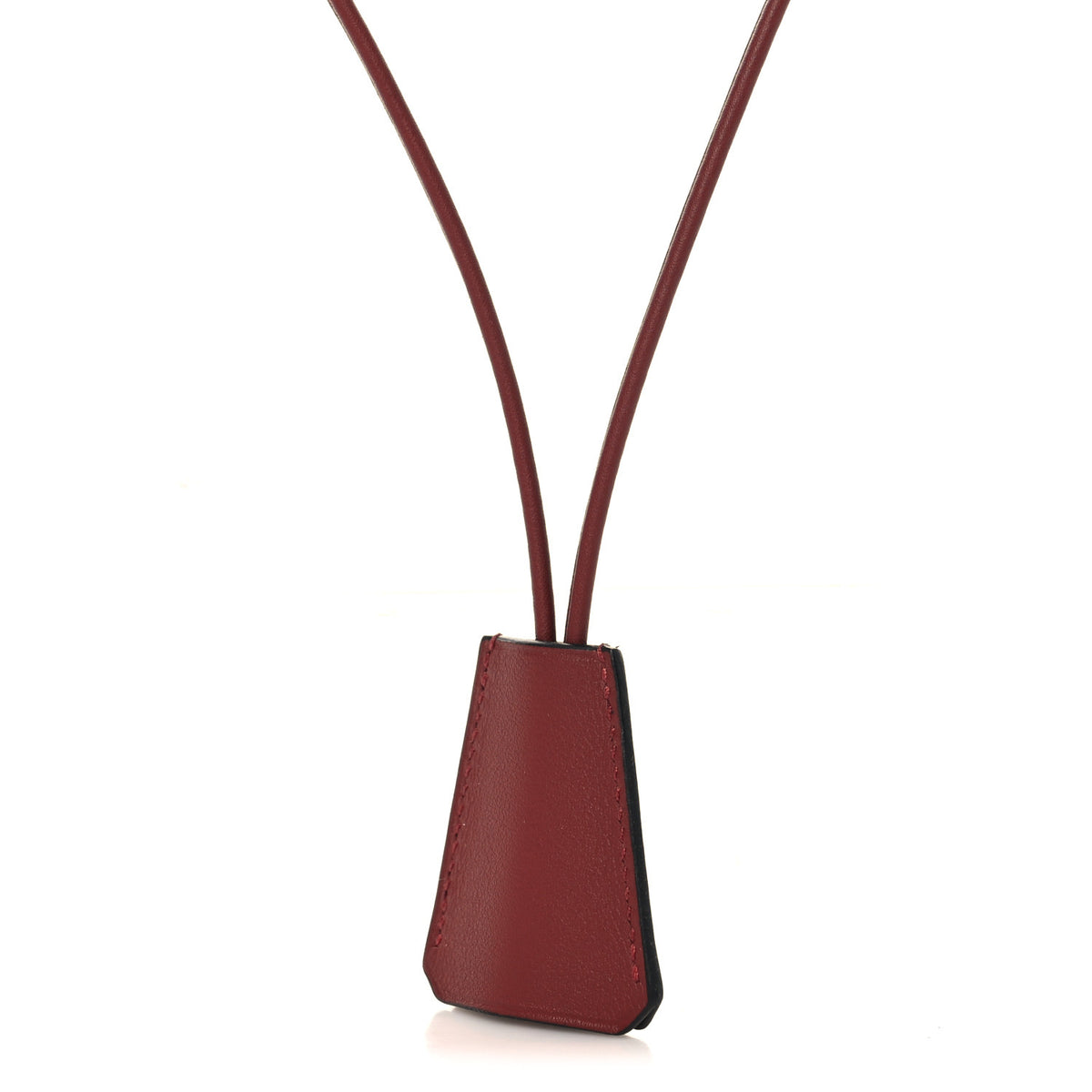 Hermes Swift Clochette Long Necklace Rouge H 1 of 5