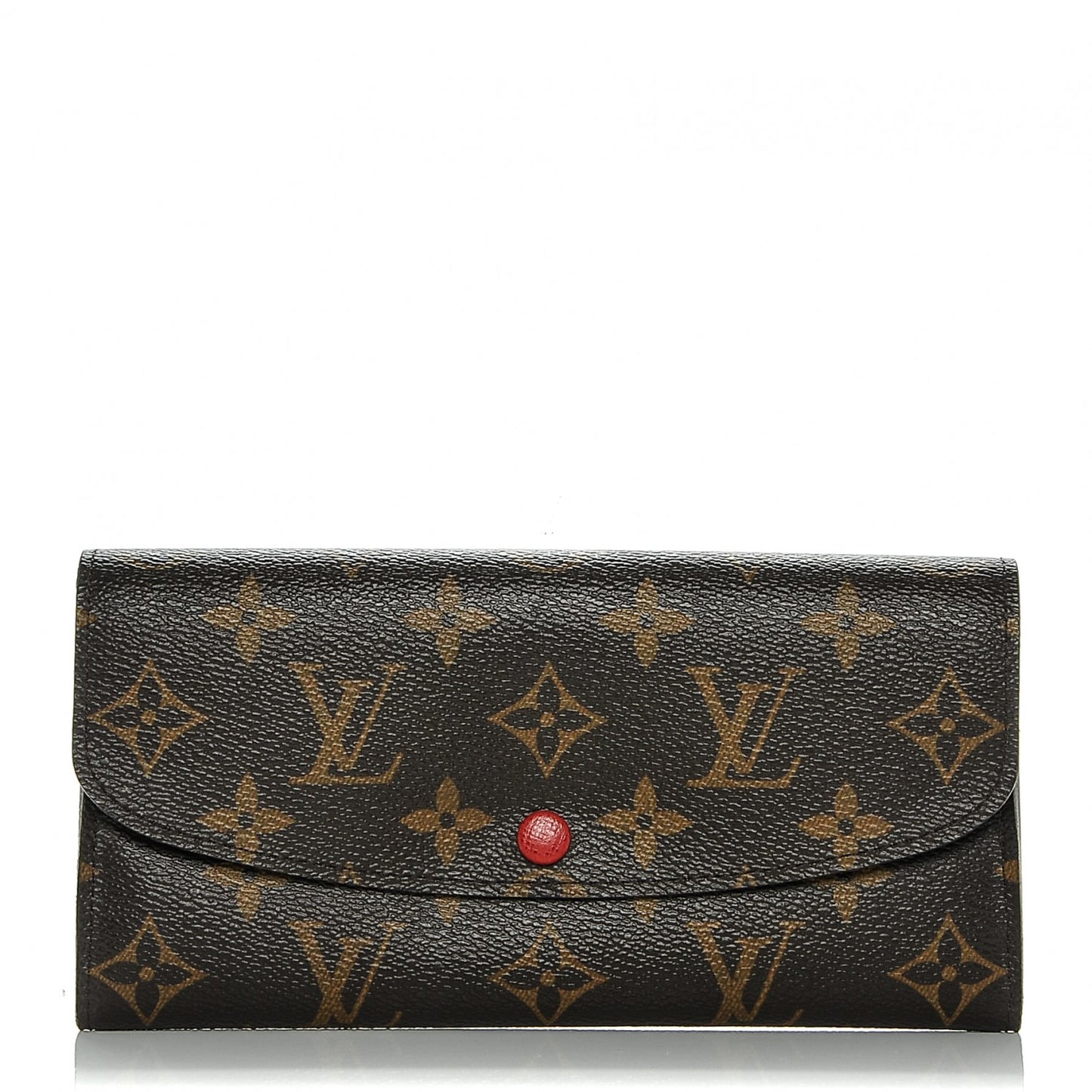 Monogram Emilie Wallet Red