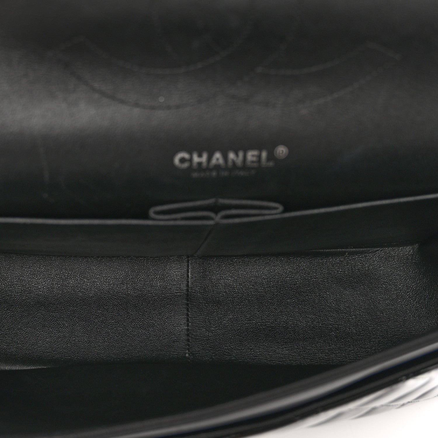 Chanel Patent Quilted Jumbo Double Flap Black 6 of 12