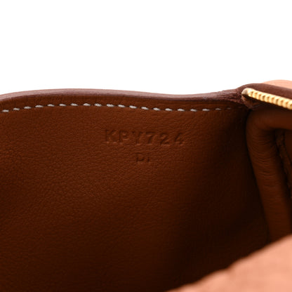 Hermes Taurillon Clemence Mini Lindy 20 Gold 7 of 11