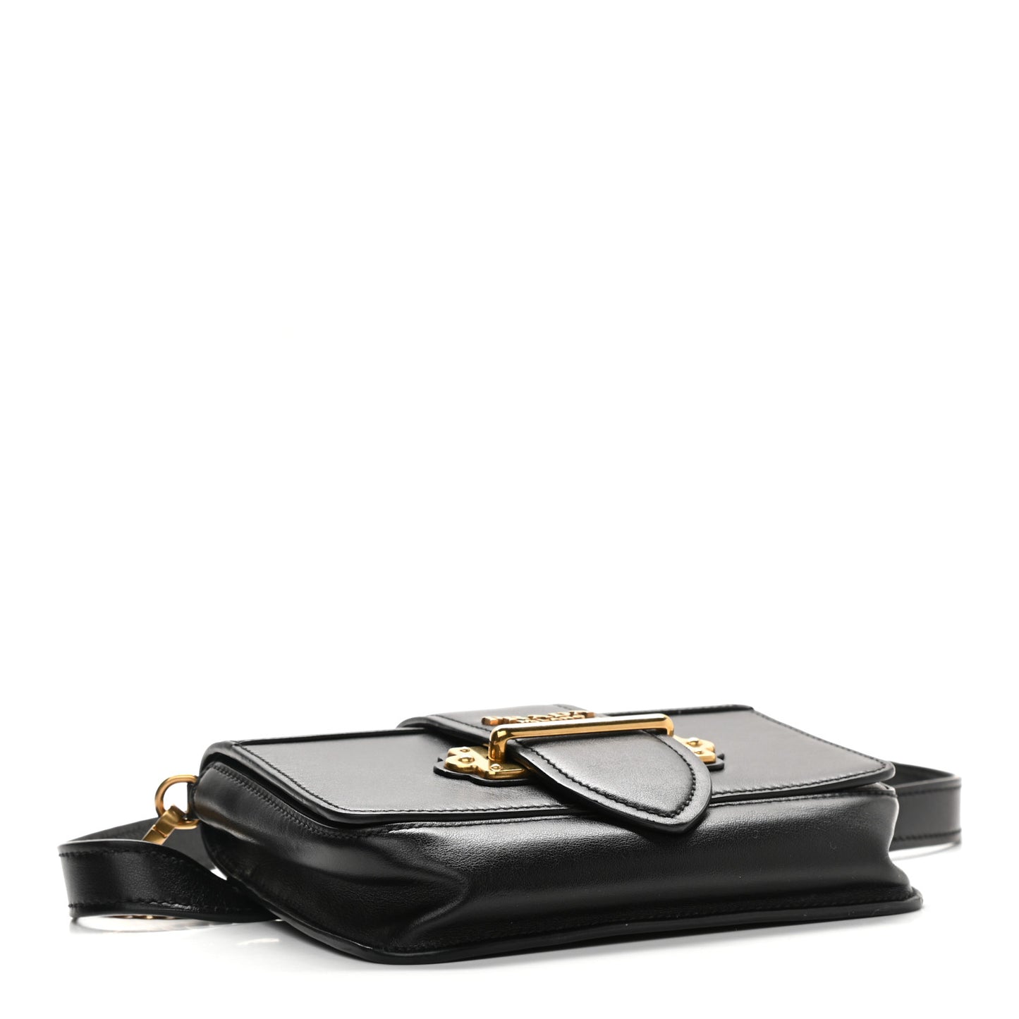Saffiano City Calf Cahier Belt Bag Black
