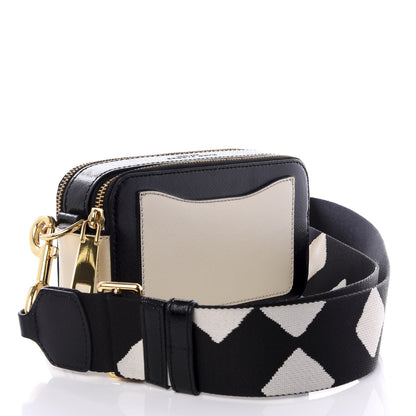 Marc Jacobs Saffiano Small Snapshot Camera Bag Cloud White Multicolor 2 of 8