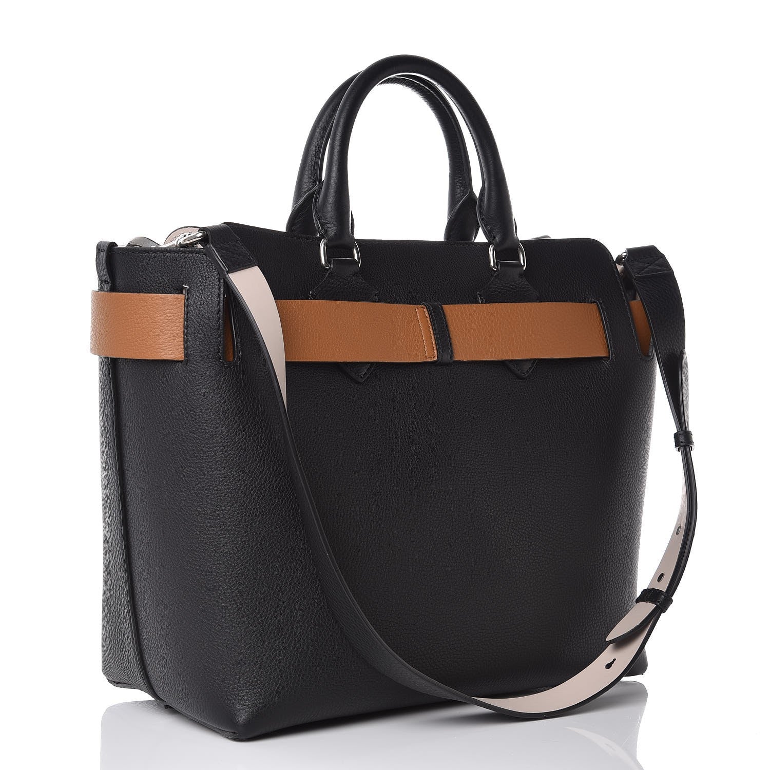 Burberry Soft Grain Calfskin Medium Belt Bag Black 4 of 9