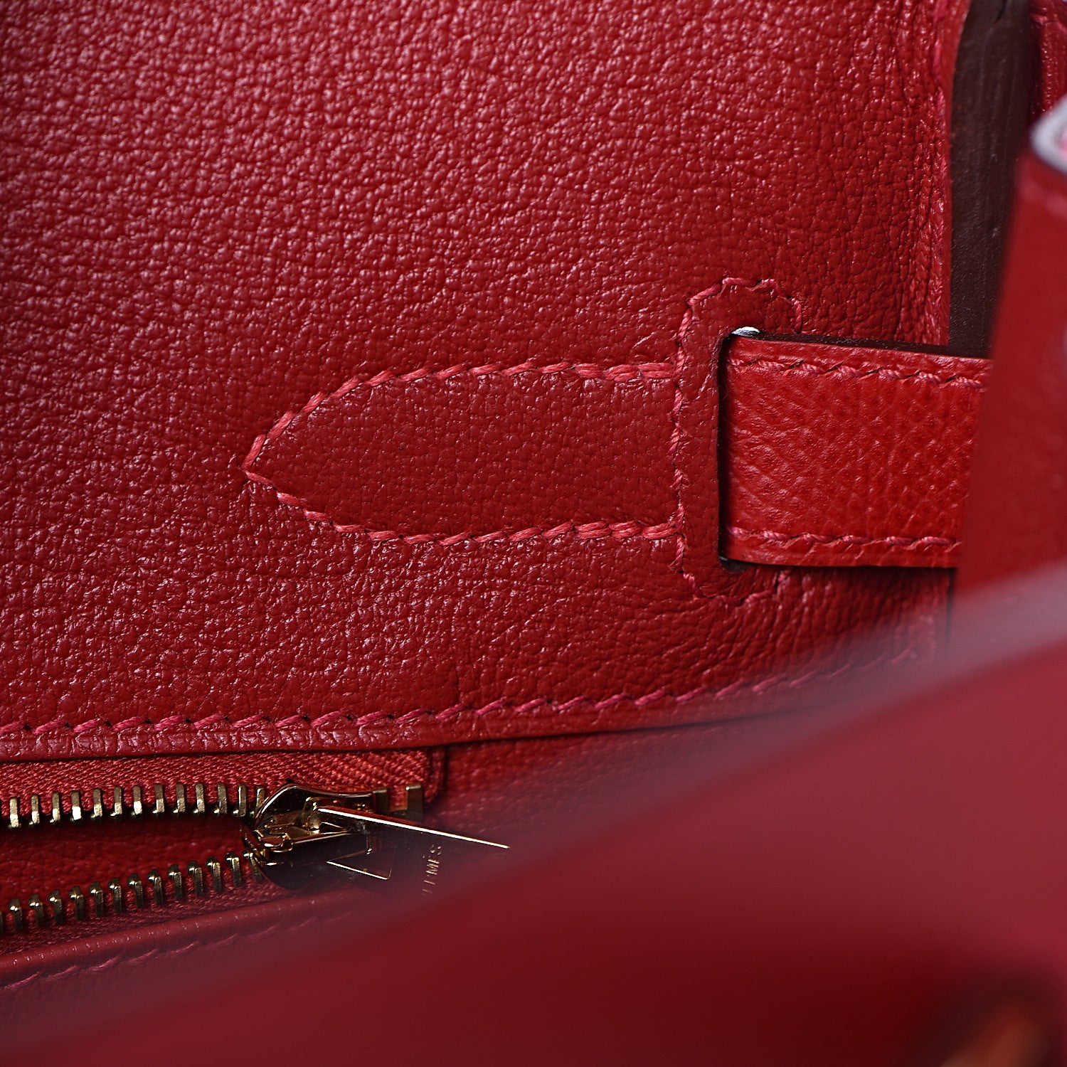 Hermes Epsom Birkin 30 Rouge Casaque 17 of 49