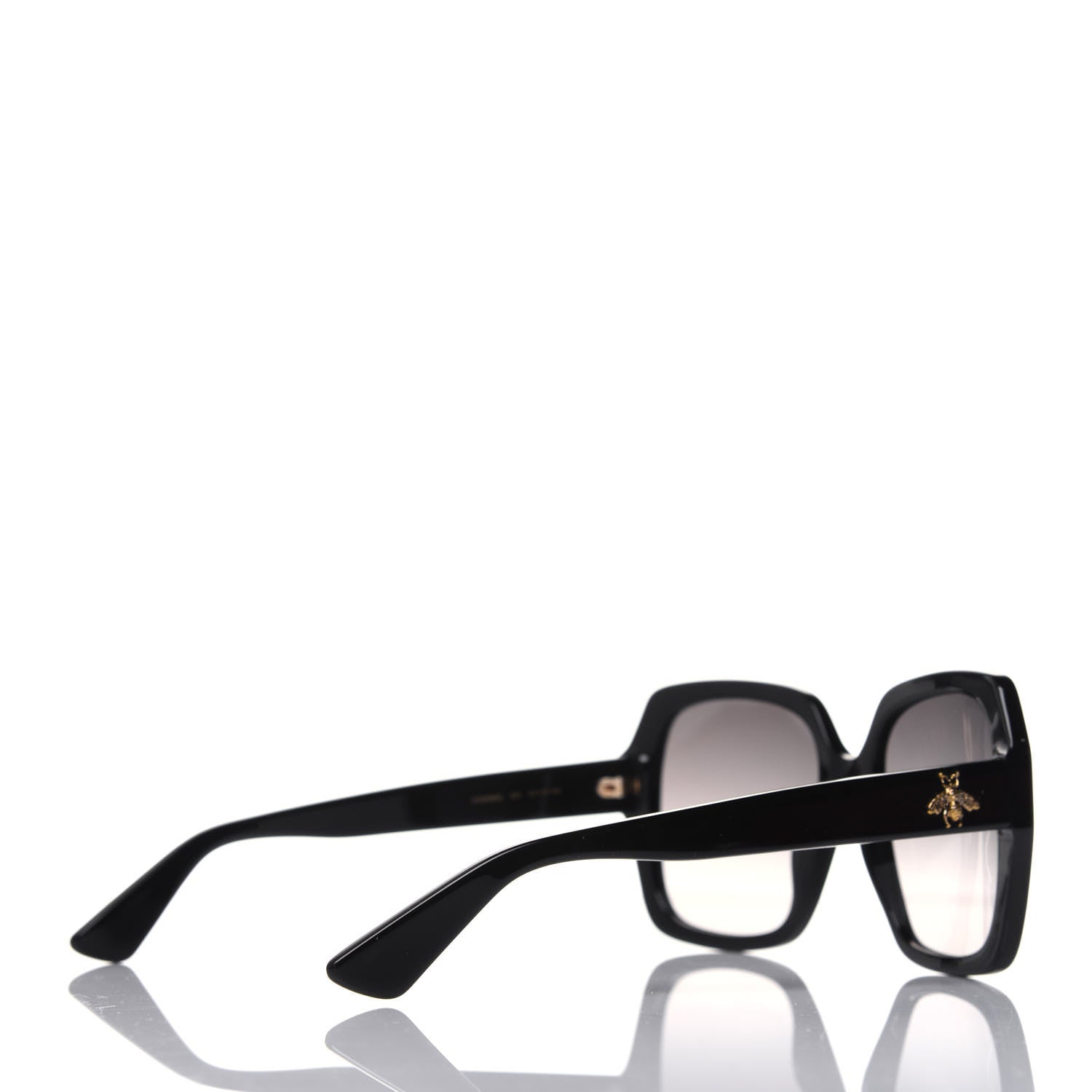 Gucci Acetate Square Frame GG0096S Sunglasses Black 4 of 7