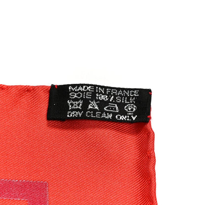 Hermes Silk Bolduc Pocket Square Scarf 3 of 4