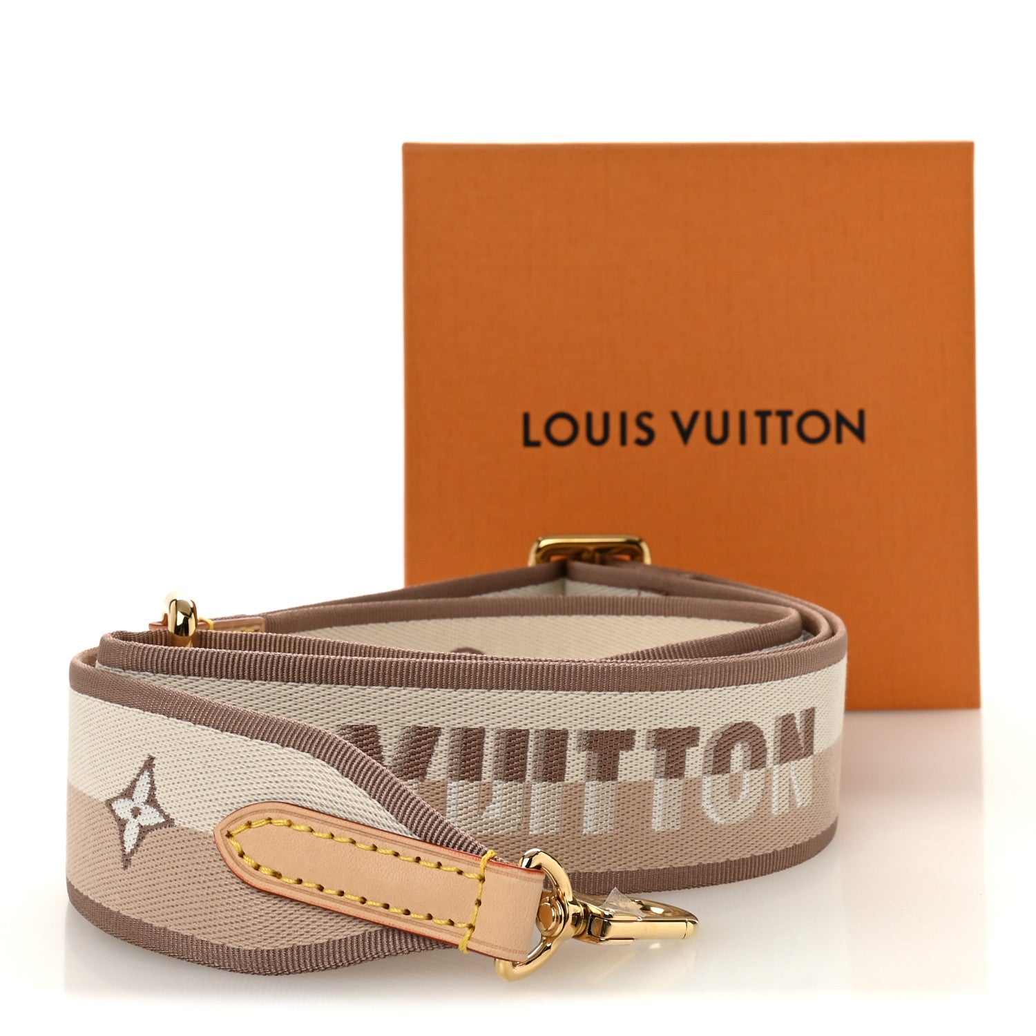 Louis Vuitton Jacquard Speedy Bandouliere 20 Shoulder Strap Beige 4 of 4