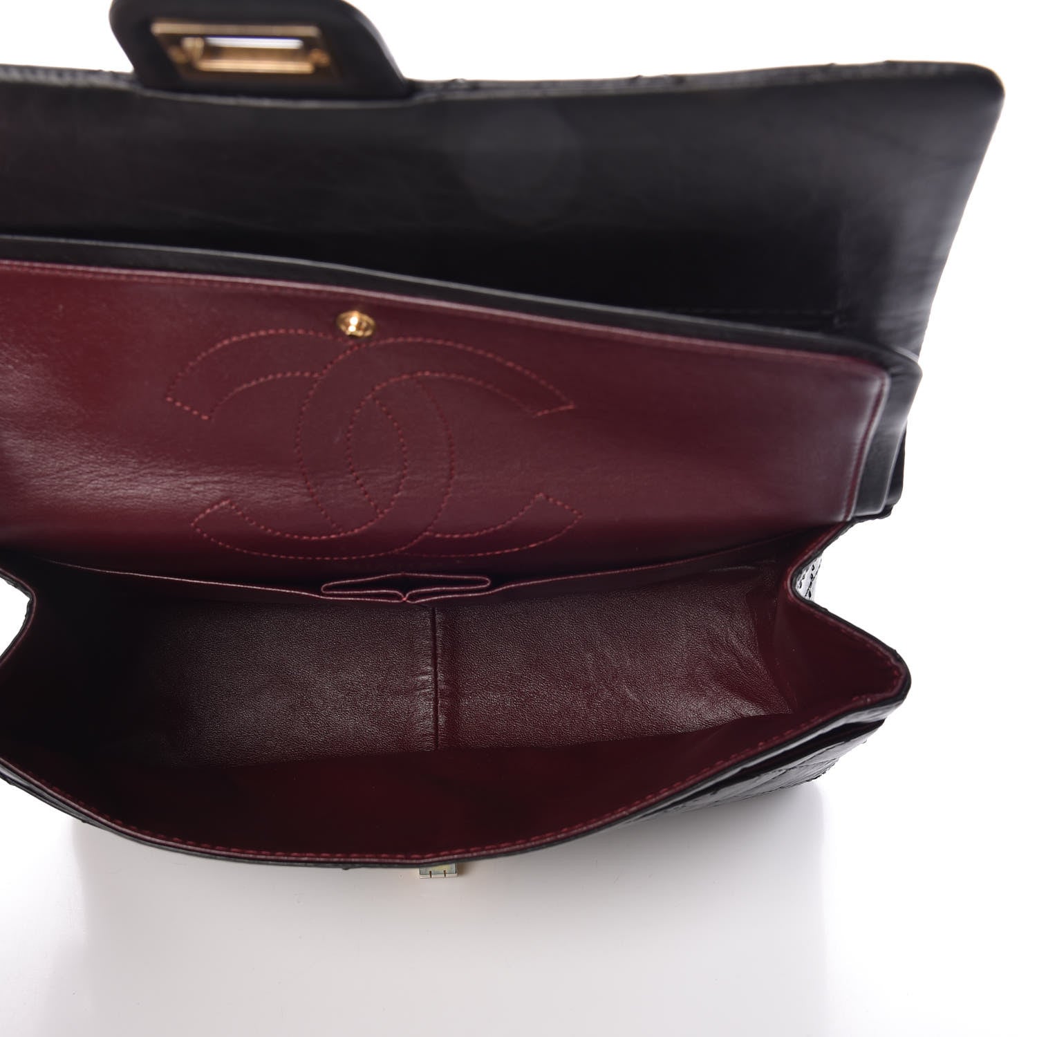 Chanel Aged Calfskin Quilted 2.55 Reissue 226 Flap Black 5 of 10