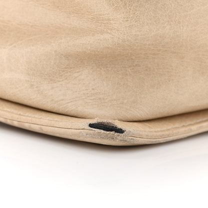 Chanel Glazed Calfskin Quilted Large Boy Flap Beige 11 of 19