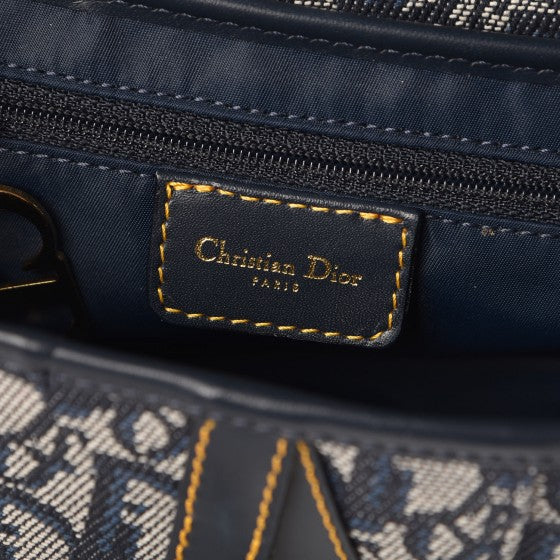 Monogram Saddle Bag Blue