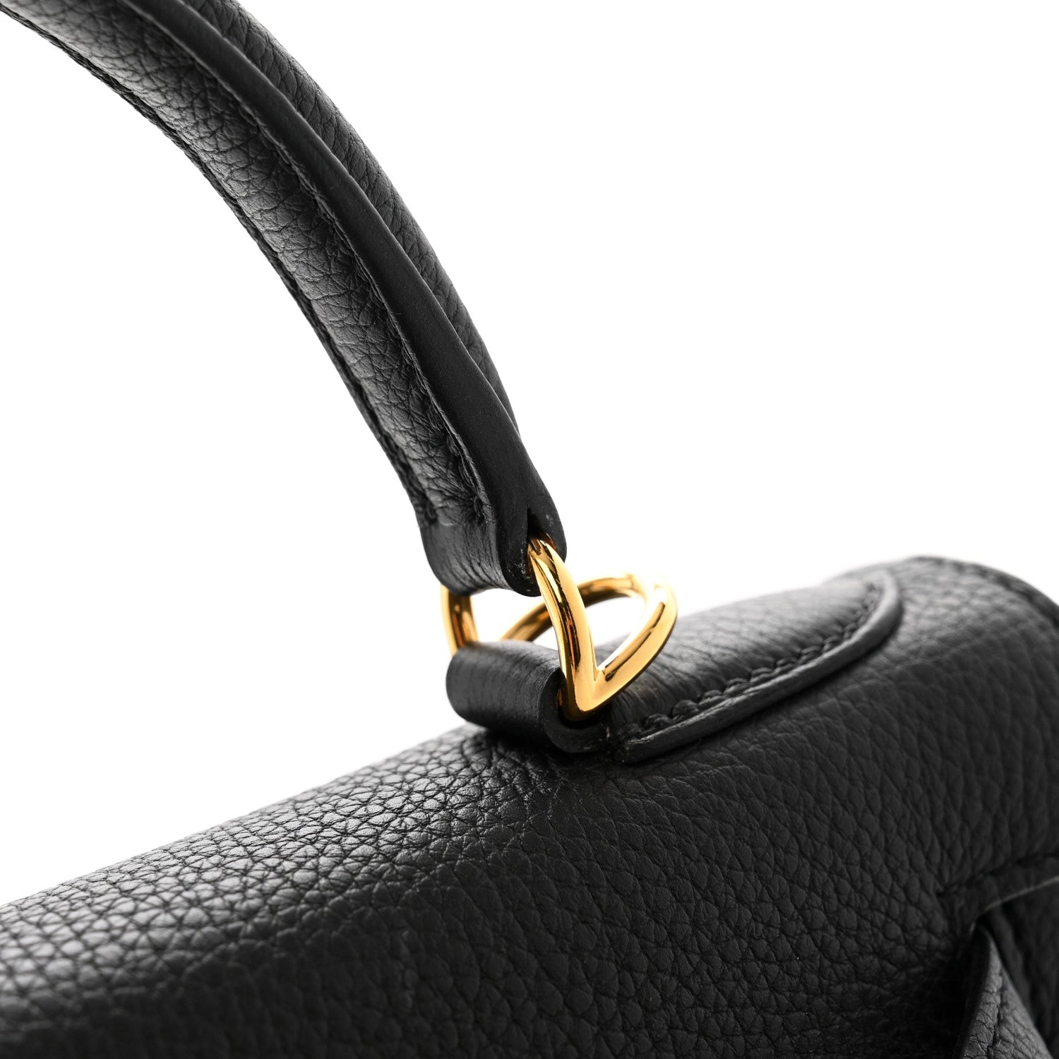 Hermes Togo Kelly Retourne 28 Black 14 of 15