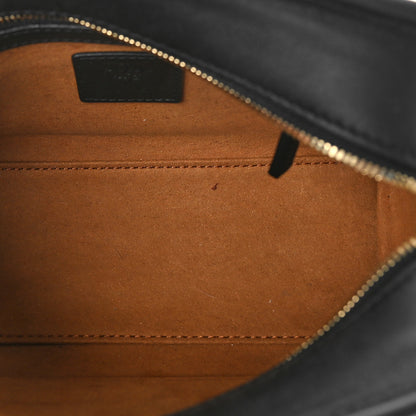 MCM Calfskin Mini Aren Boston Bag Black 6 of 9