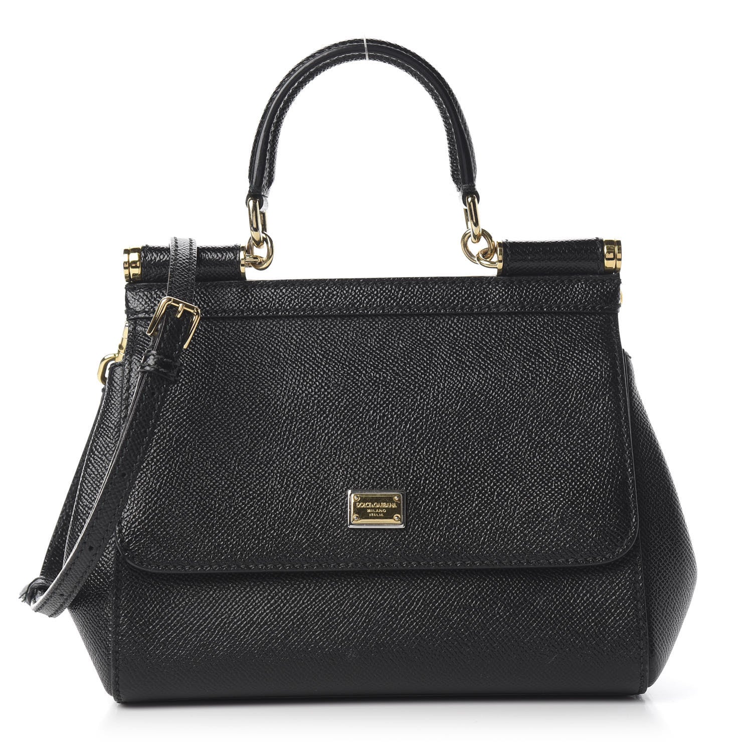 Dolce & Gabbana Dauphine Small Miss Sicily Satchel Black 1 of 18