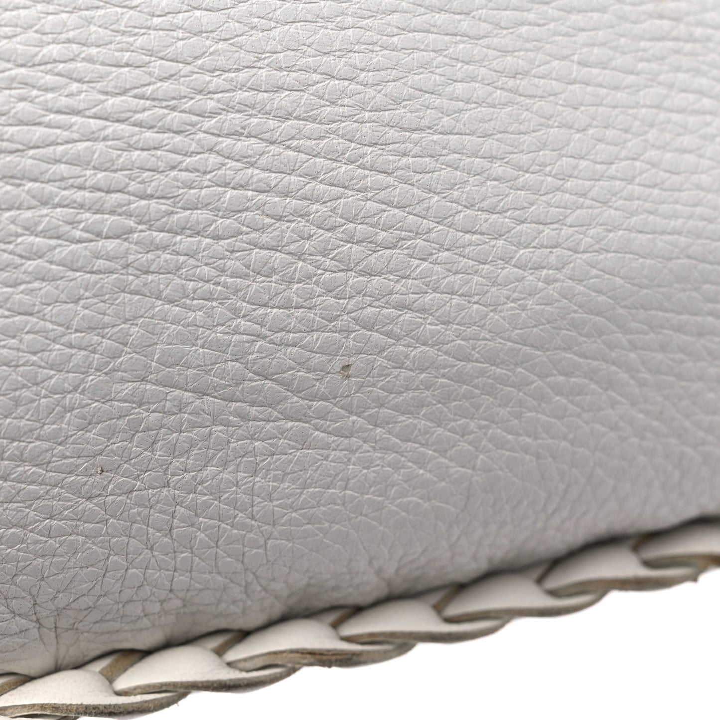 Cervo Braided Medium Veneta Hobo White