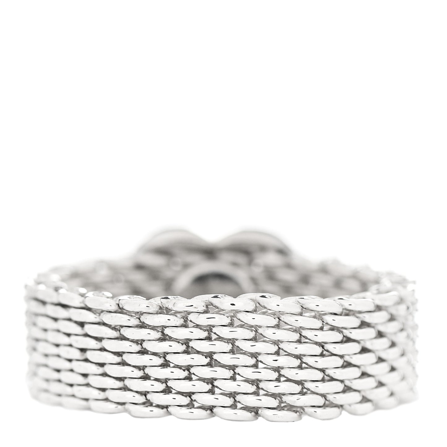 Sterling Silver Somerset Mesh Heart Ring 49 4.75