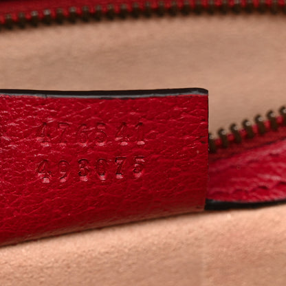 Gucci GG Supreme Monogram Small Queen Margaret Top Handle Bag Red 7 of 12