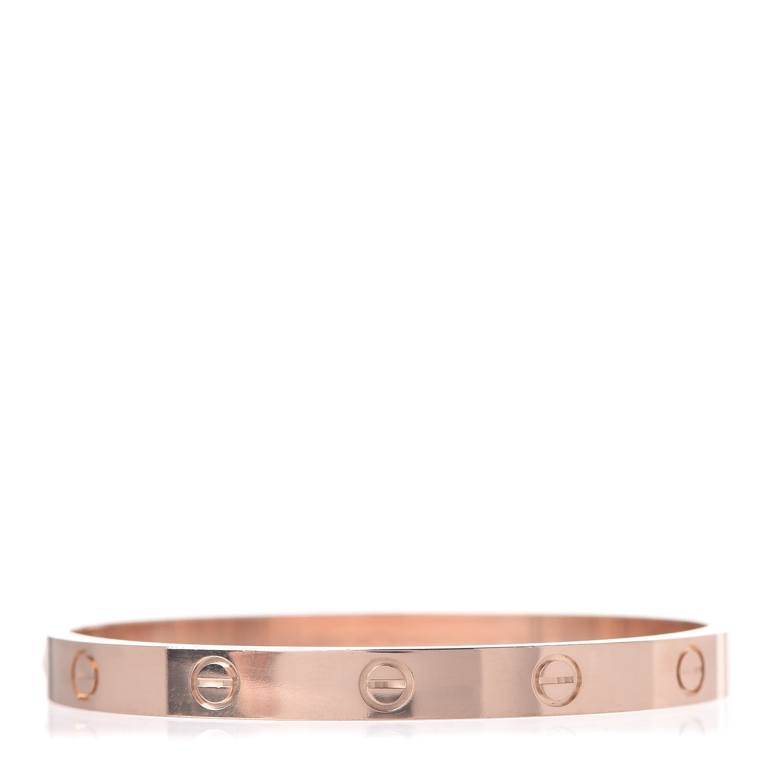 Cartier 18K Pink Gold LOVE Bracelet 17 1 of 5