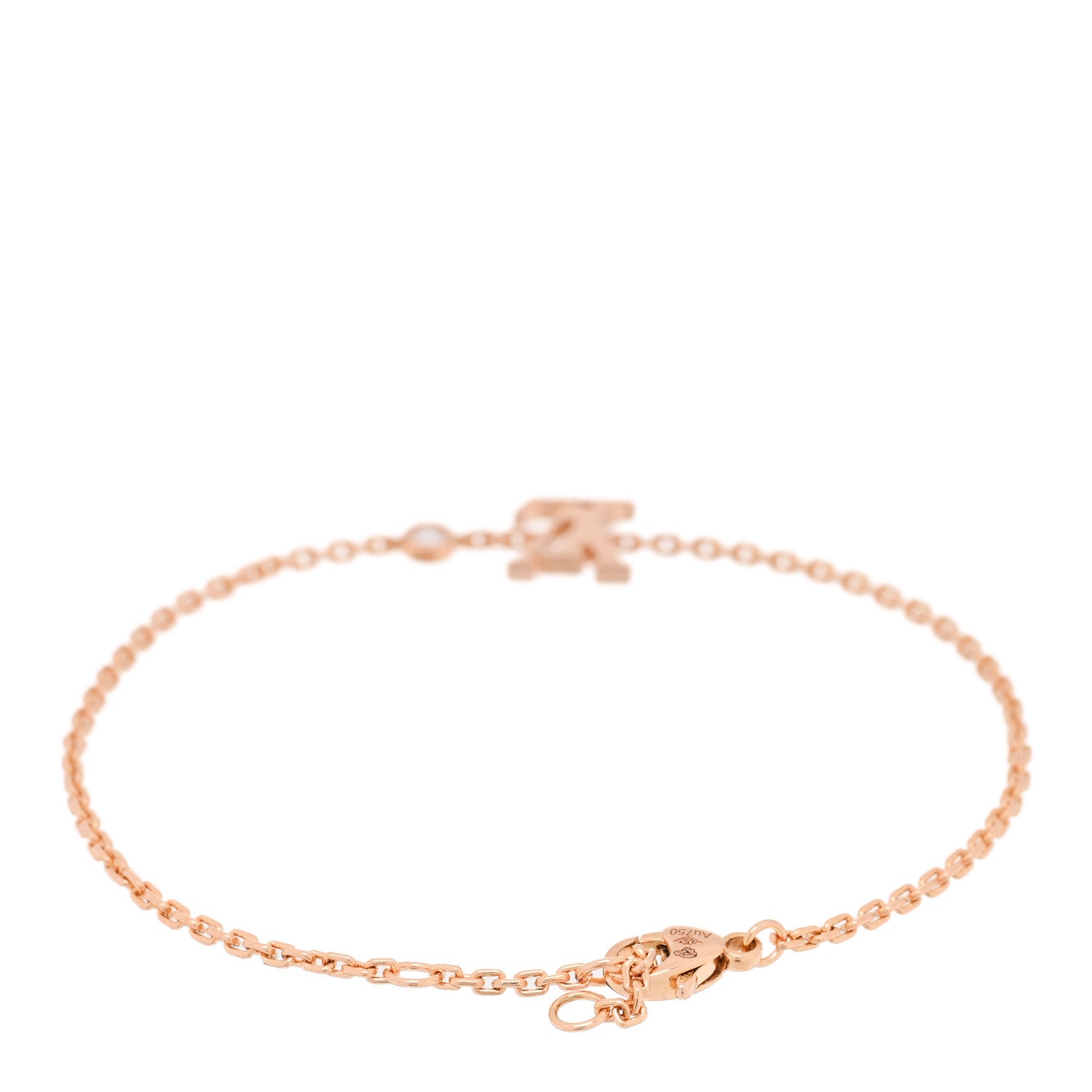 Louis Vuitton 18K Rose Gold Diamond Idylle Blossom LV Bracelet 2 of 3