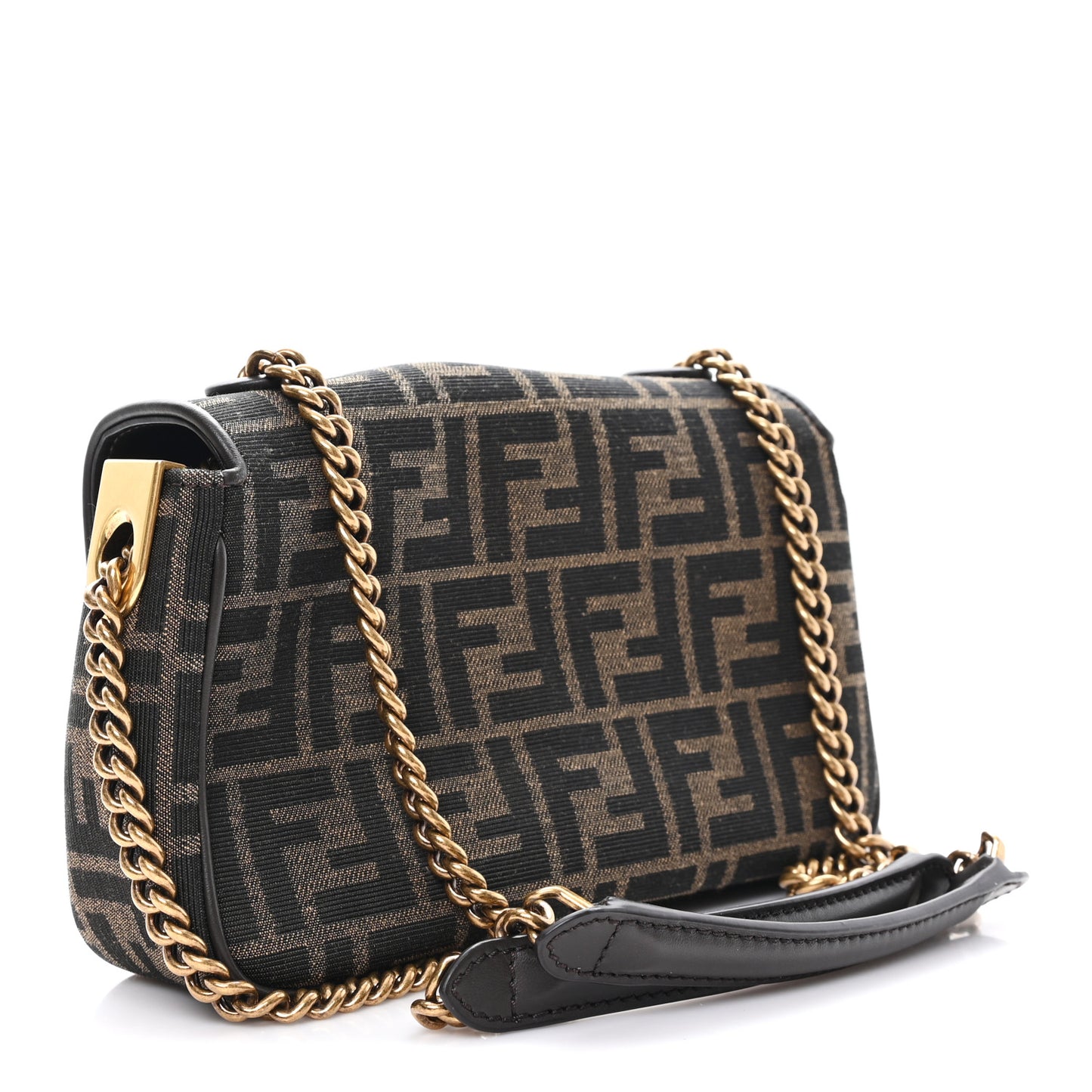 Fabric Jacquard FF 1974 Midi Chain Baguette Tobacco Moro