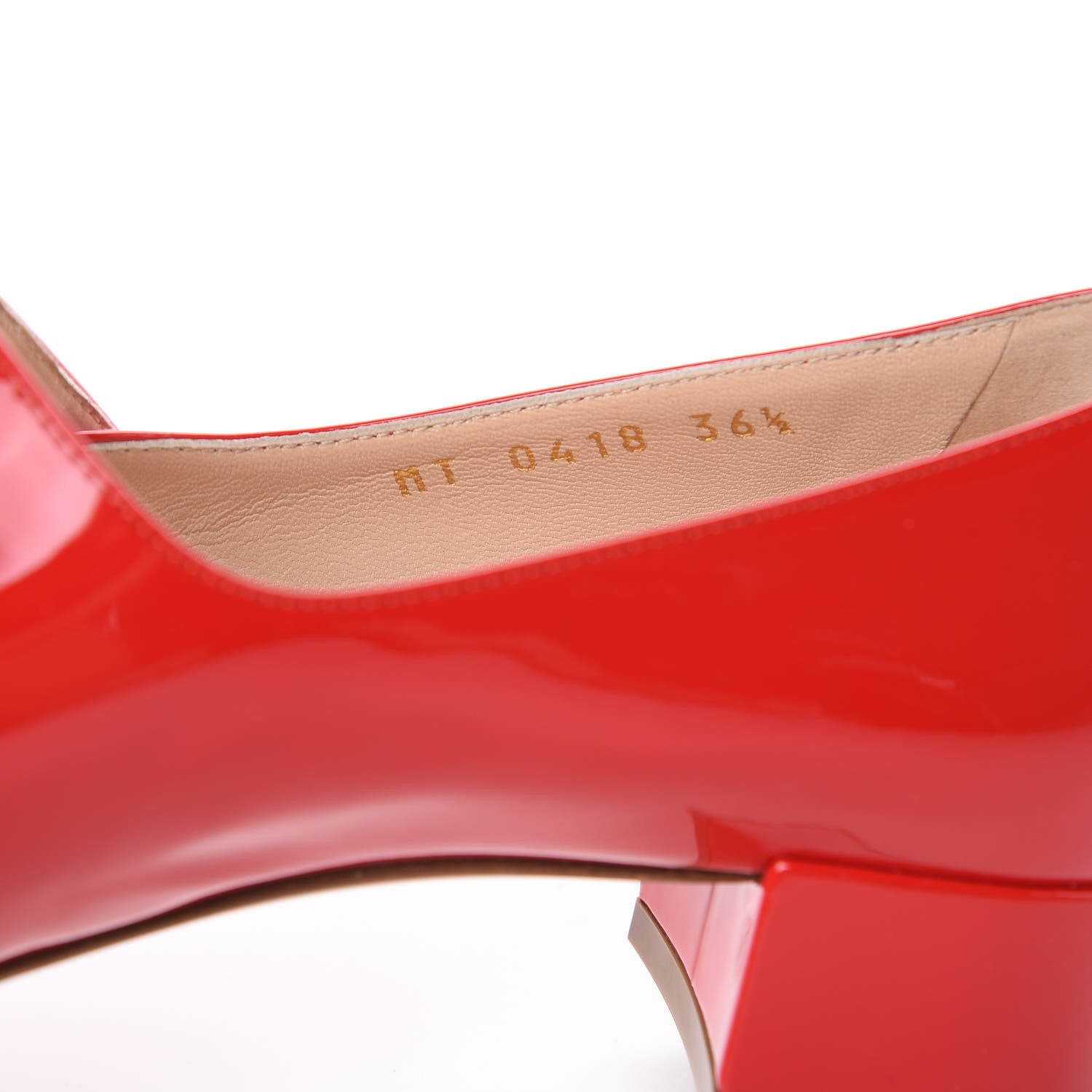 Christian Dior Patent Baby-D Ballet Pumps 36.5 Deep Red 6 of 10