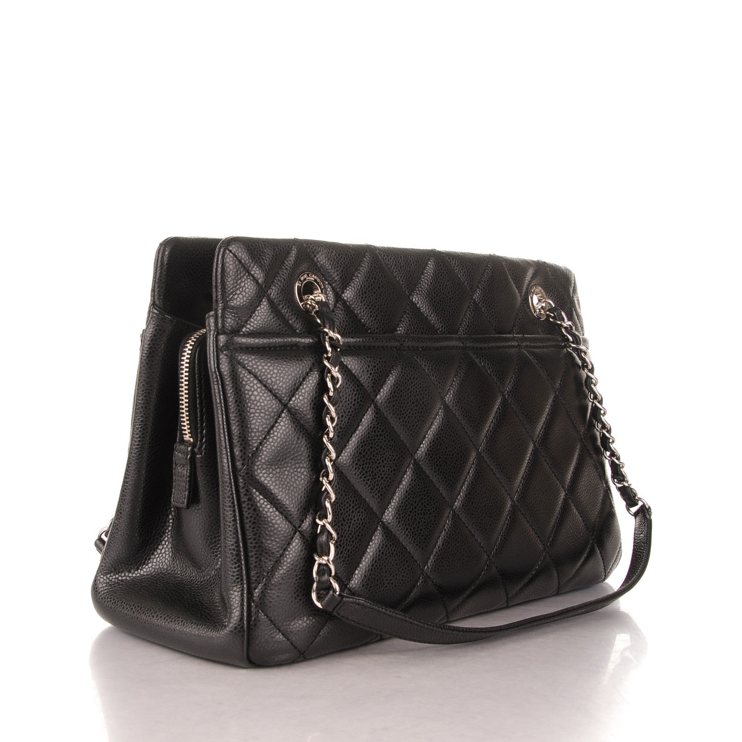 Chanel Caviar Timeless CC Soft Tote Black 3 of 7