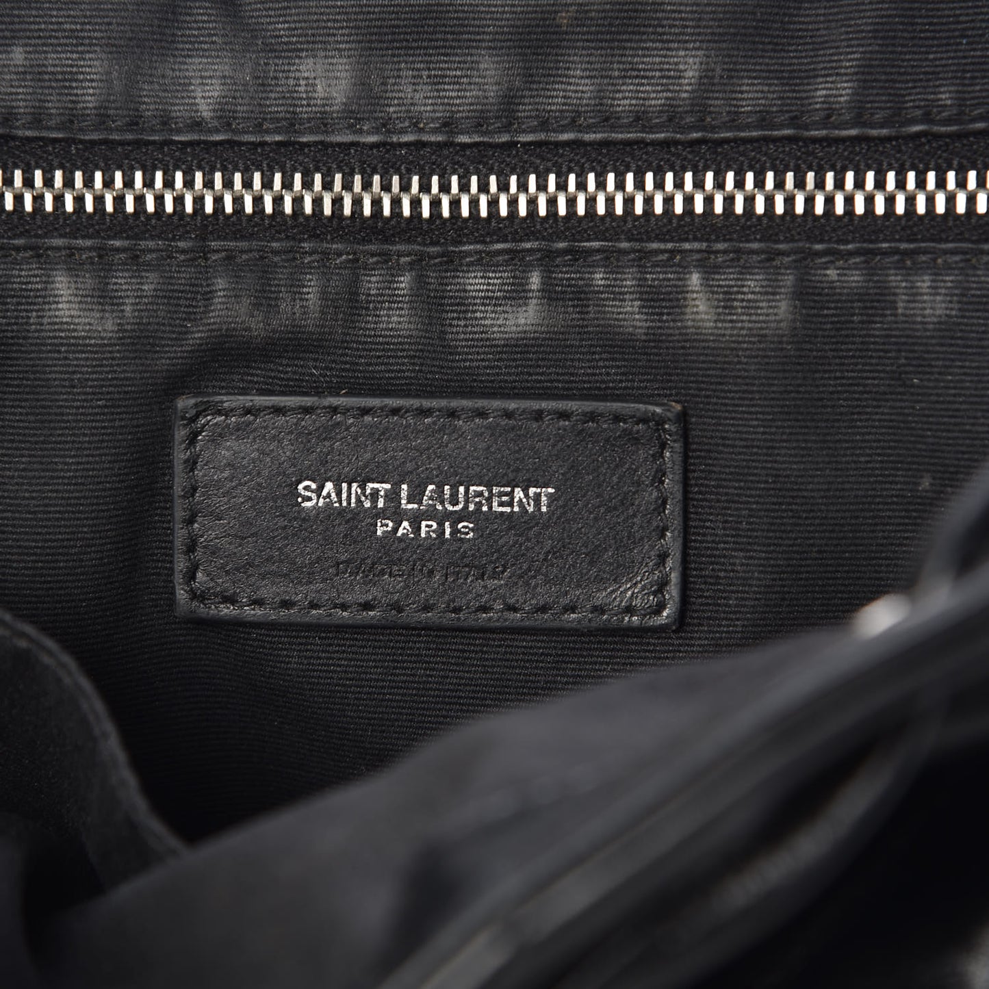 Calfskin Y Quilted Monogram Small Loulou Backpack Black