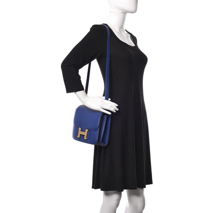 Hermes Epsom Constance 24 Bleu Electrique 2 of 10