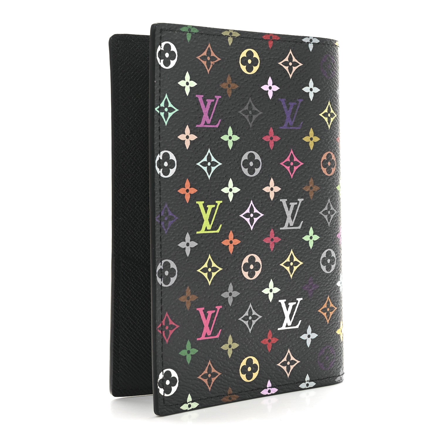 Louis Vuitton LV X TM Monogram Multicolor Passport Cover Black 3 of 7