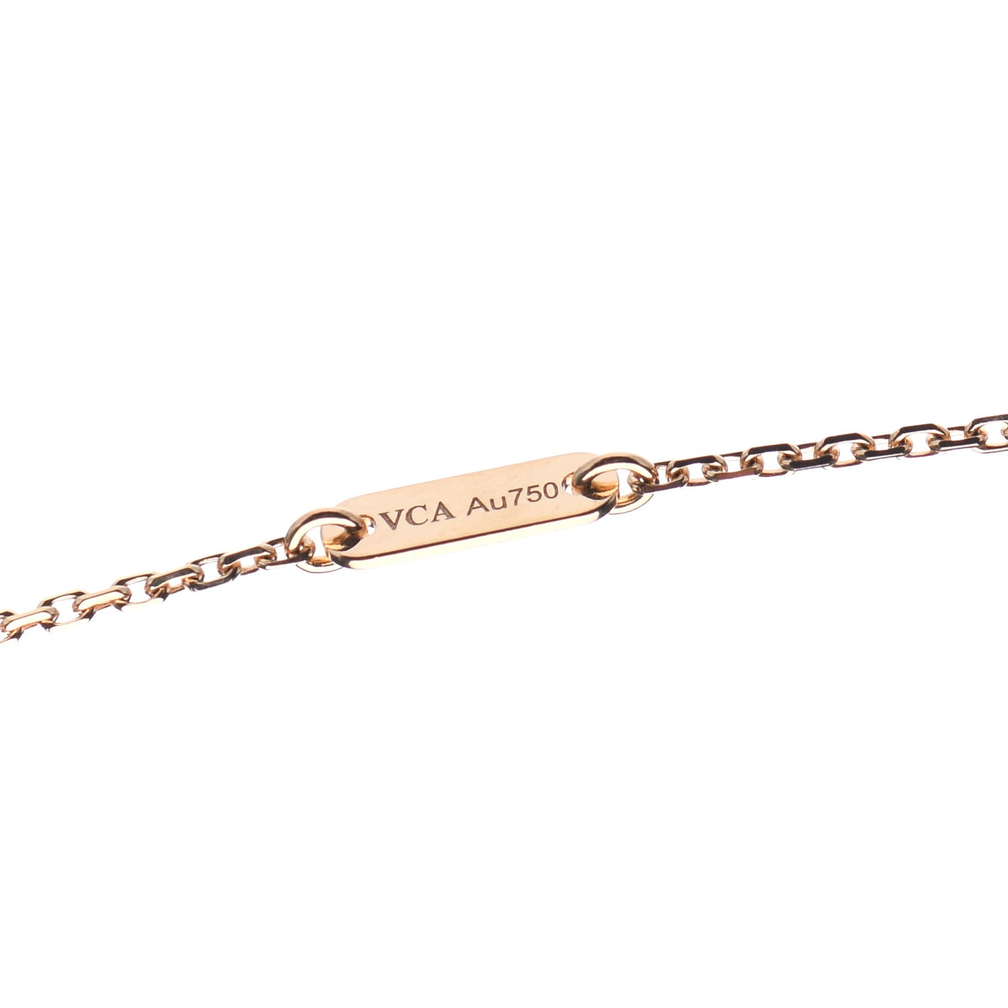 18K Rose Gold Sweet Alhambra Pendant Necklace