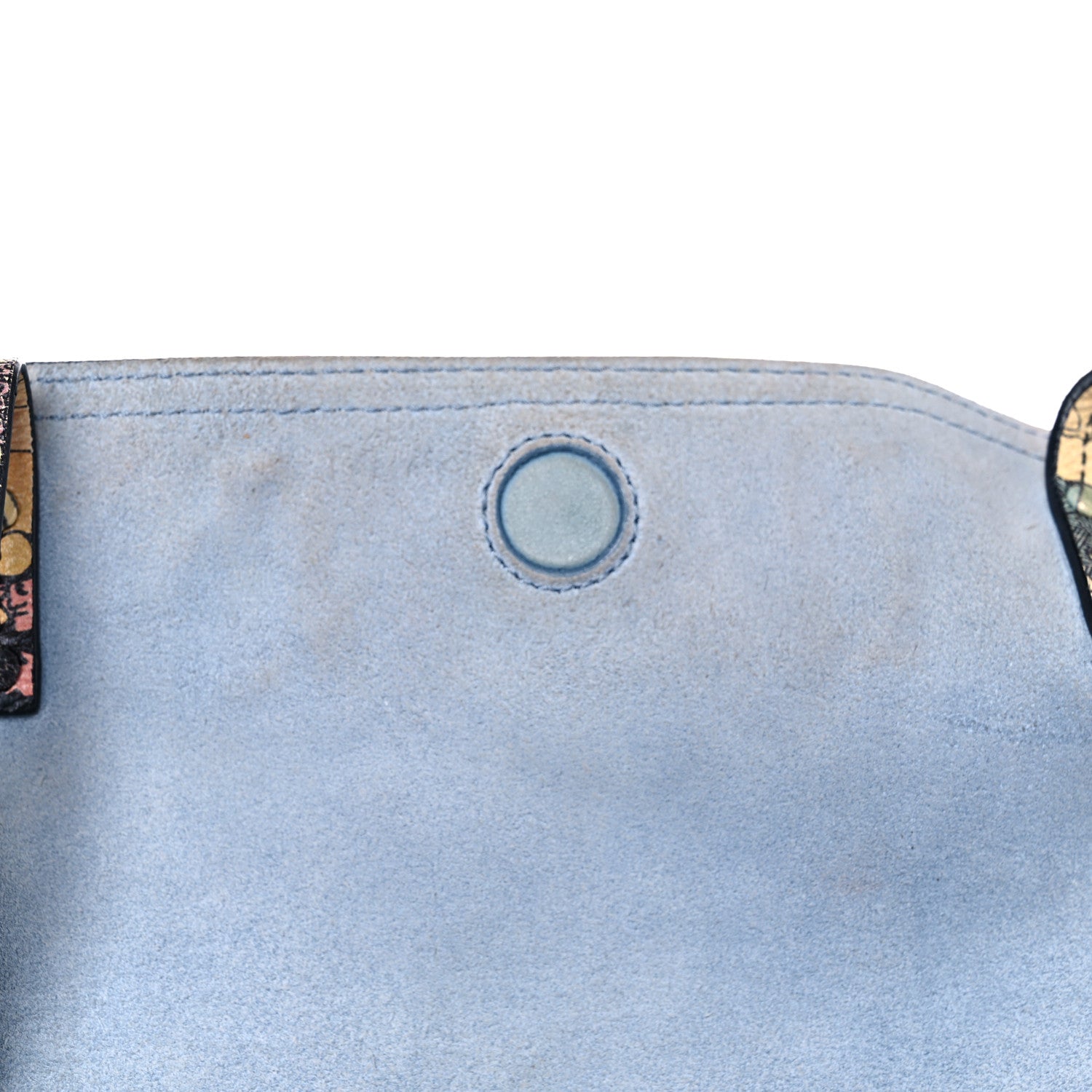Prada Glace Calf Vintage Comics Etiquette Flap Multicolor 1054494