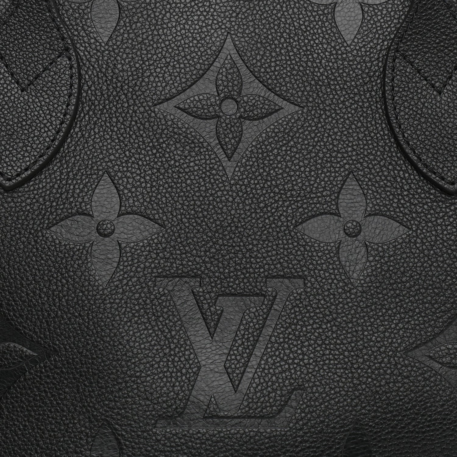 Louis Vuitton Empreinte Monogram Giant Neverfull MM Black 13 of 17