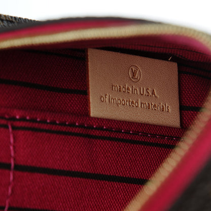Louis Vuitton Monogram Neverfull MM GM Pochette Pivoine 7 of 8