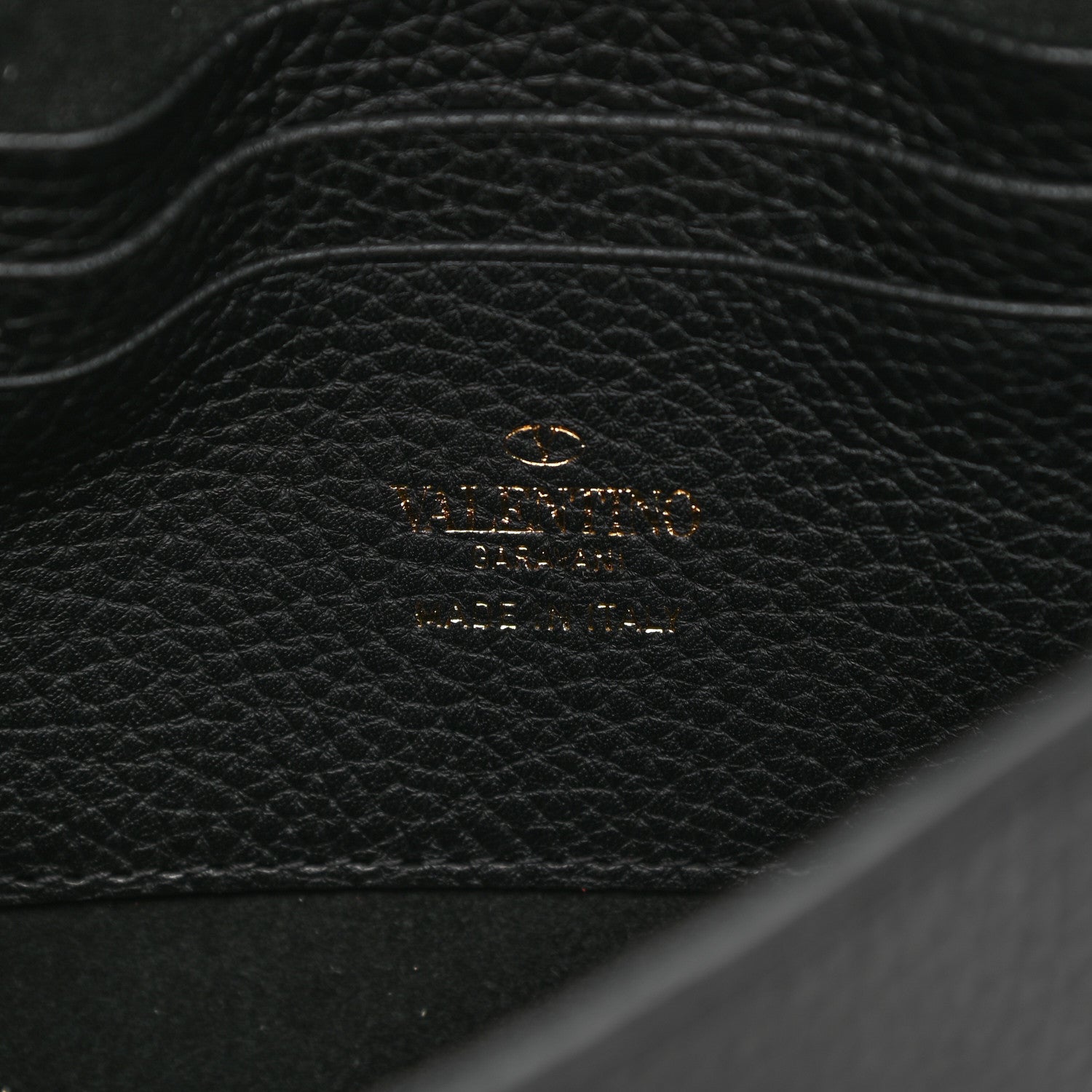 Valentino Garavani Grainy Calfskin Rockstud Crossbody Pouch Black 6 of 10
