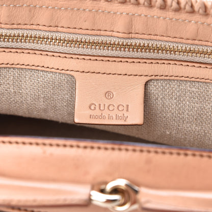 Gucci Canvas Flora Floral Small Horsebit Chain Hobo 6 of 11
