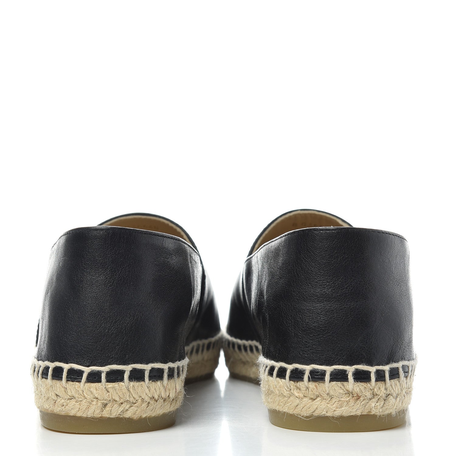 Chanel Calfskin Chain CC Espadrilles 39 Black 7 of 11