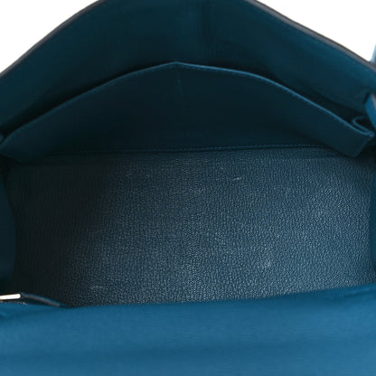 Hermes Togo Kelly Retourne 28 Bleu De Galice 5 of 13