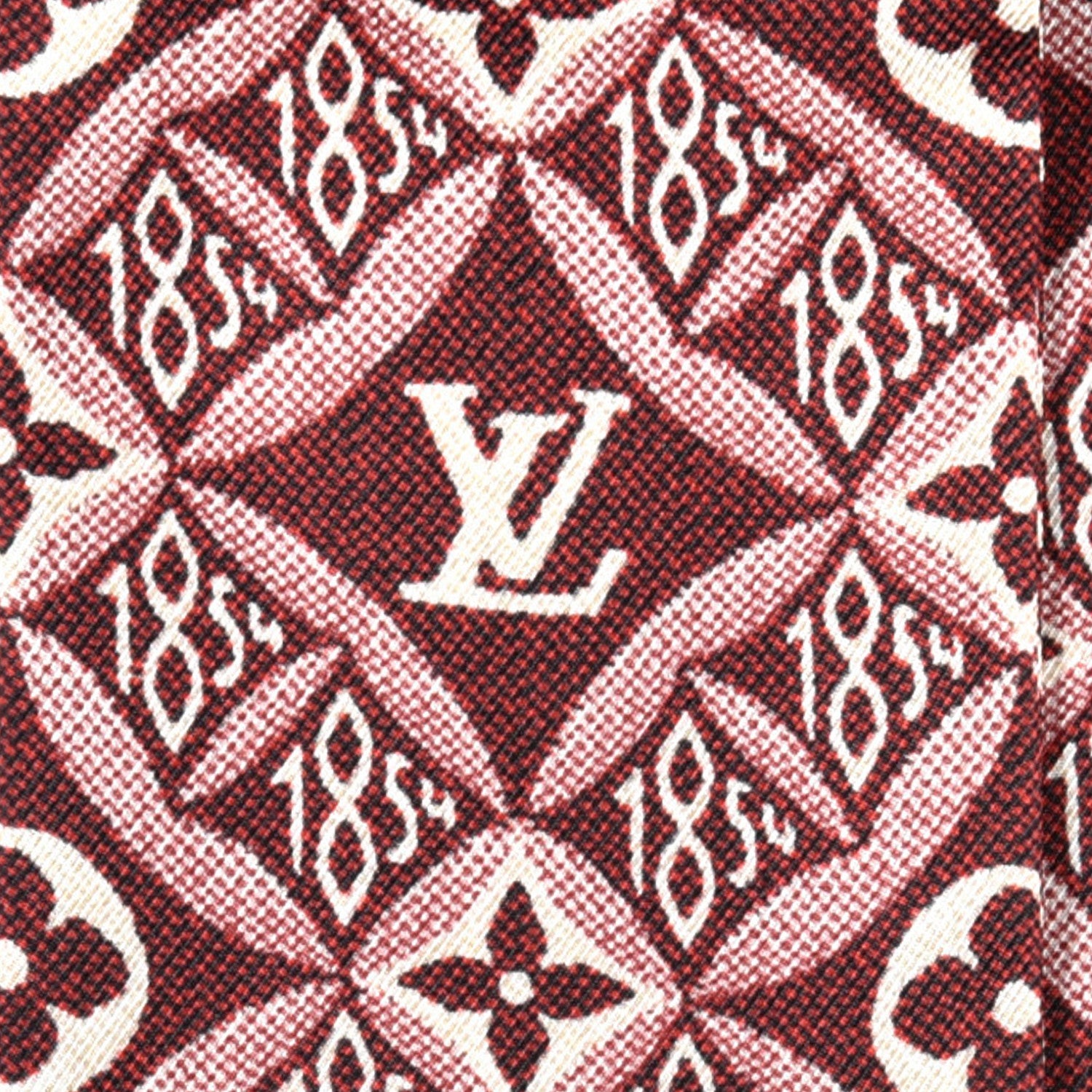 Louis Vuitton Silk Since 1854 Bandeau Bordeaux 4 of 4