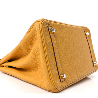 Hermes Togo BIRKIN 30 Jaune Ambre 8 of 9
