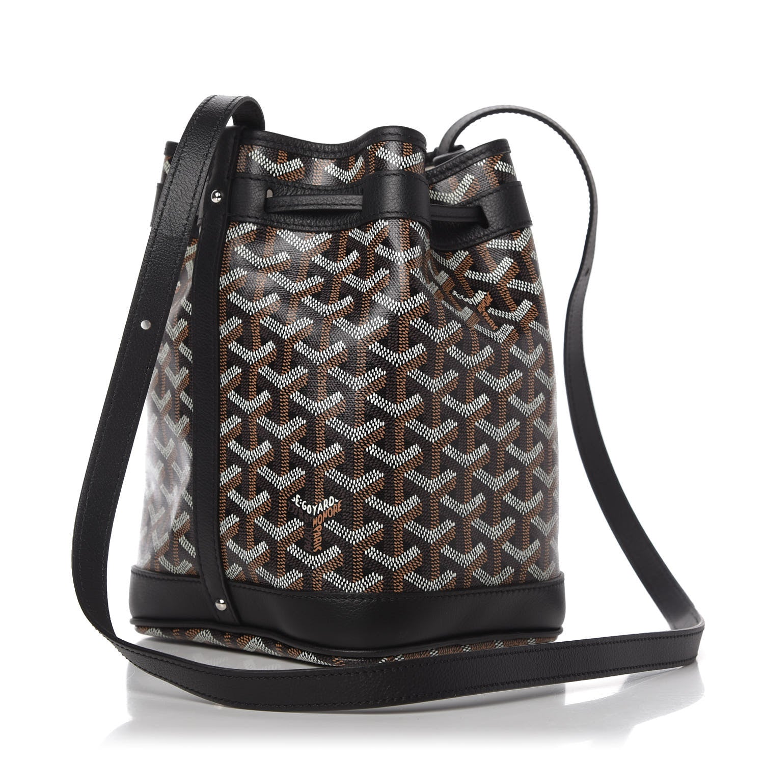 Goyard Goyardine Petit Flot Bucket Bag PM Black 3 of 10
