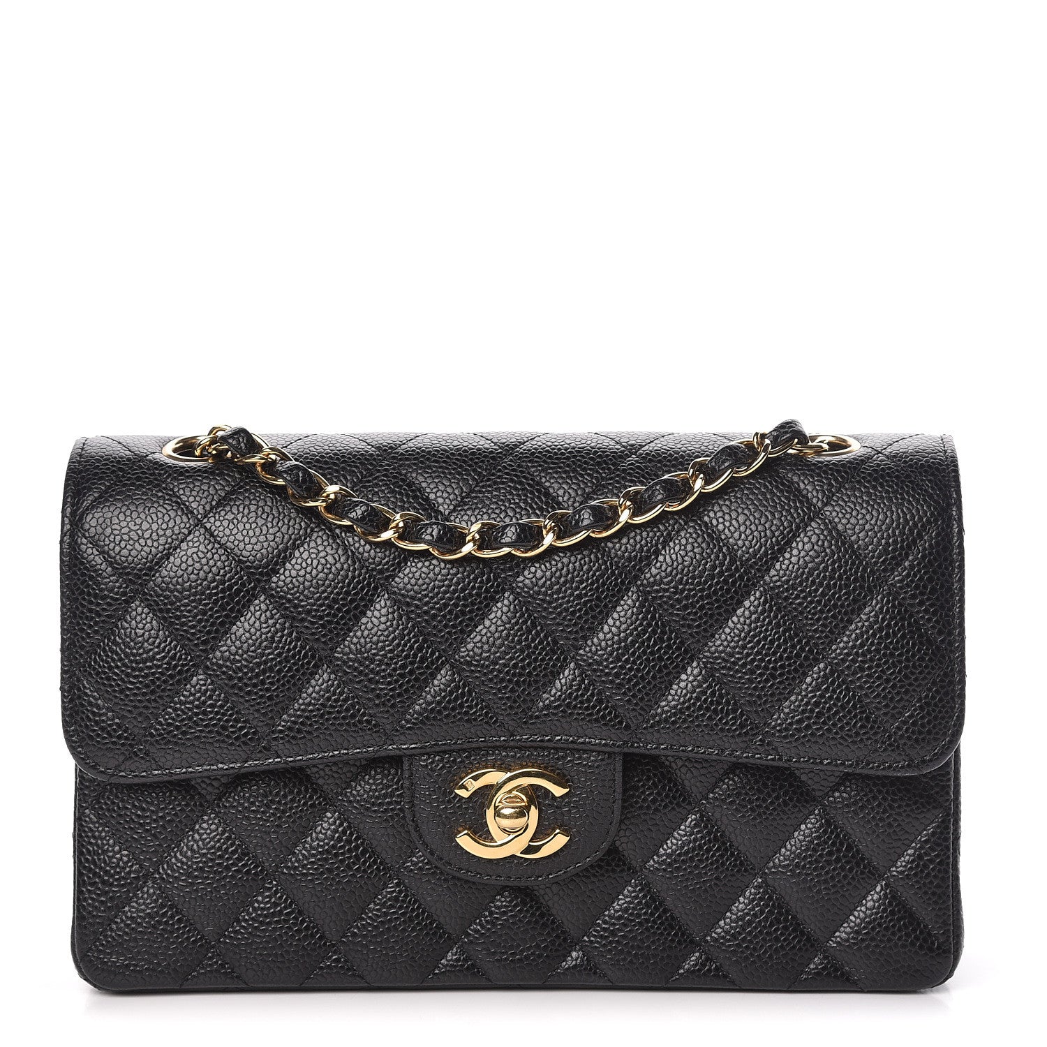 Chanel Caviar Quilted Small Double Flap Black 1 of 13