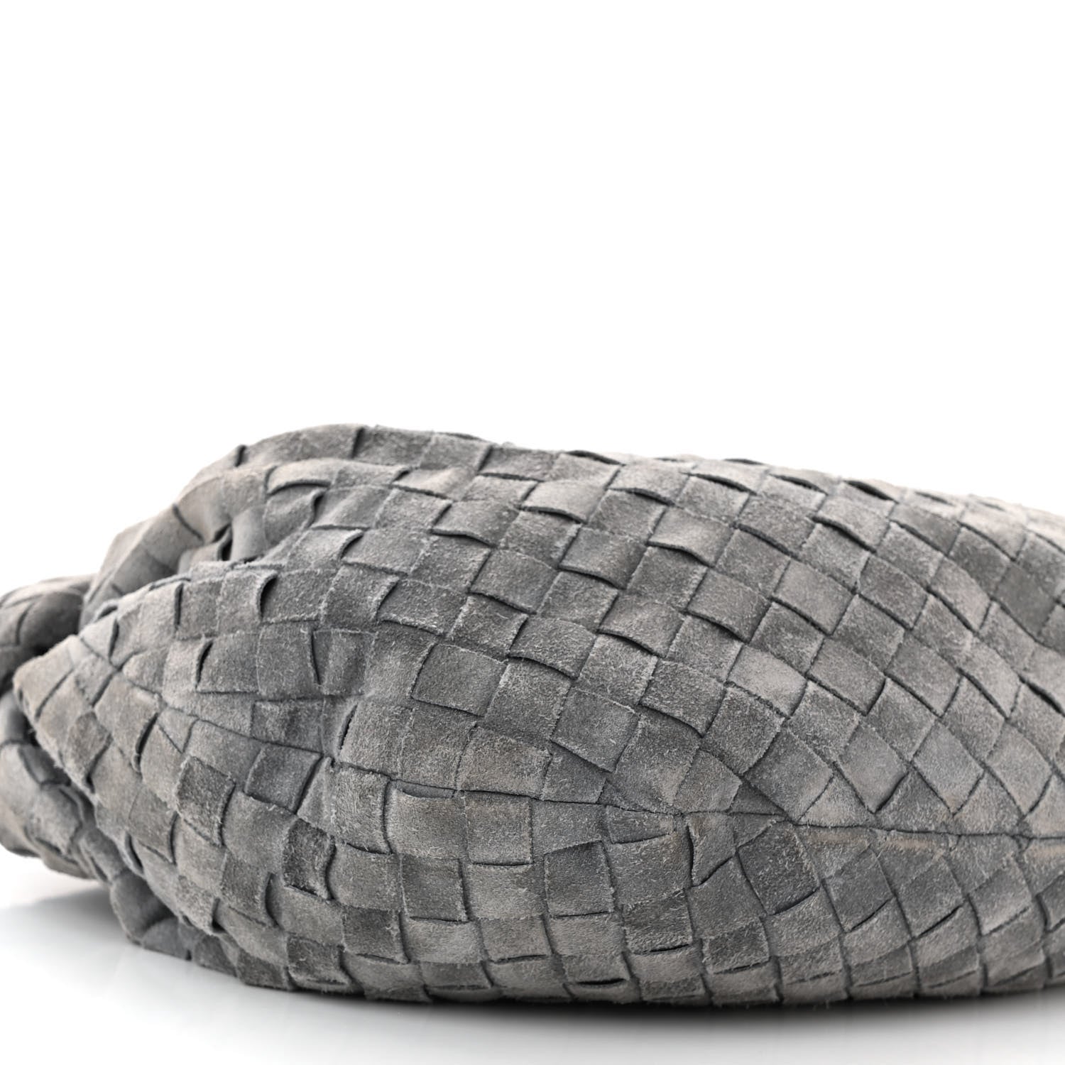 Bottega Veneta Suede Calfskin Intrecciato Teen Jodie Hobo Thunder 9 of 10