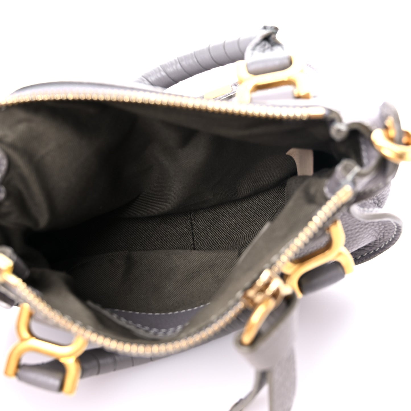 Calfskin Mini Marcie Satchel Cashmere Grey