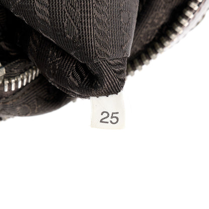 Prada Tessuto Nylon Twist Shoulder Bag Bruciato 8 of 15