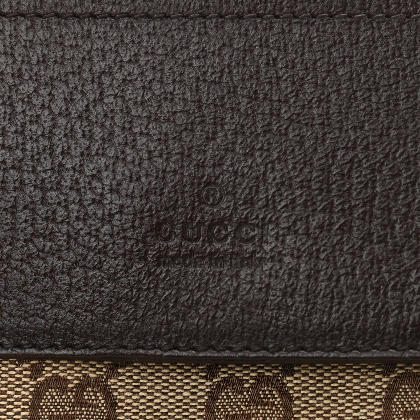 GG Monogram Web Double Pocket Belt Bag Dark Brown