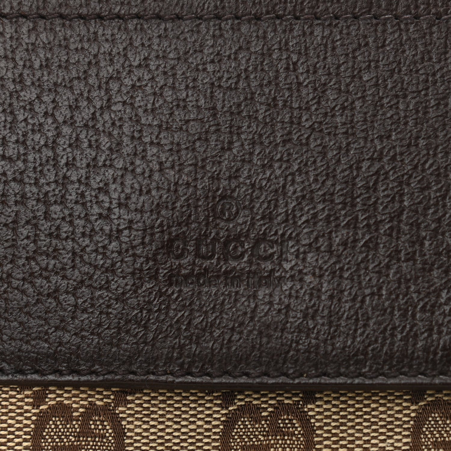 Gucci GG Monogram Web Double Pocket Belt Bag Dark Brown 5 of 12