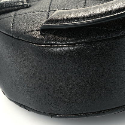 Chanel Lambskin Quilted Coco Midnight Camera Case Black 5 of 10