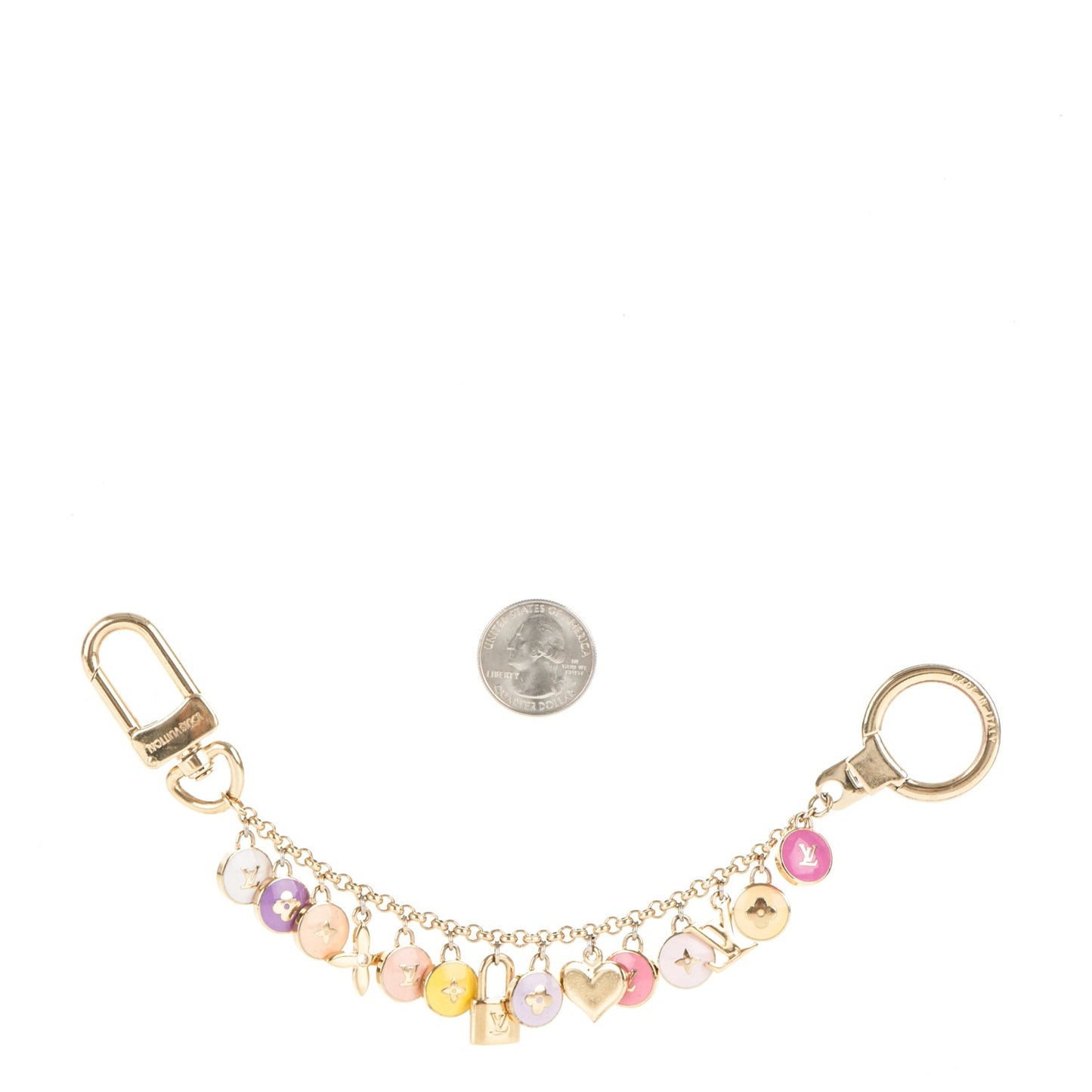 Pastilles Key Chain Bag Charm Multicolor