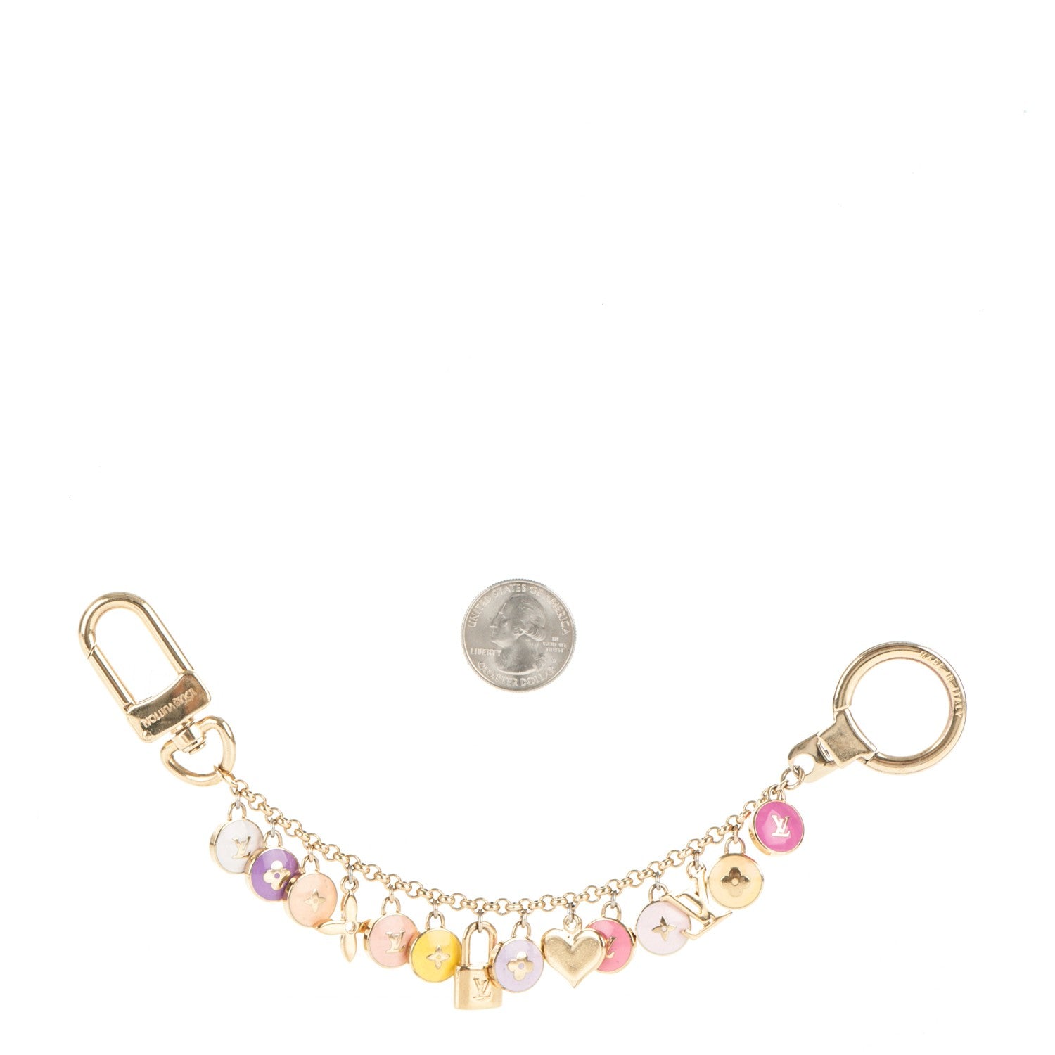 Louis Vuitton Pastilles Key Chain Bag Charm Multicolor 2 of 4