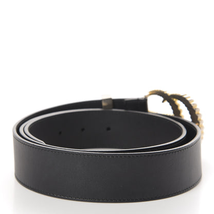 Gucci Moon Calfskin Torchon Double G 40mm Belt 105 42 Black 2 of 7